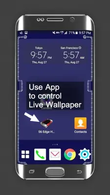 S6 Edge HD Live Wallpaper android App screenshot 2